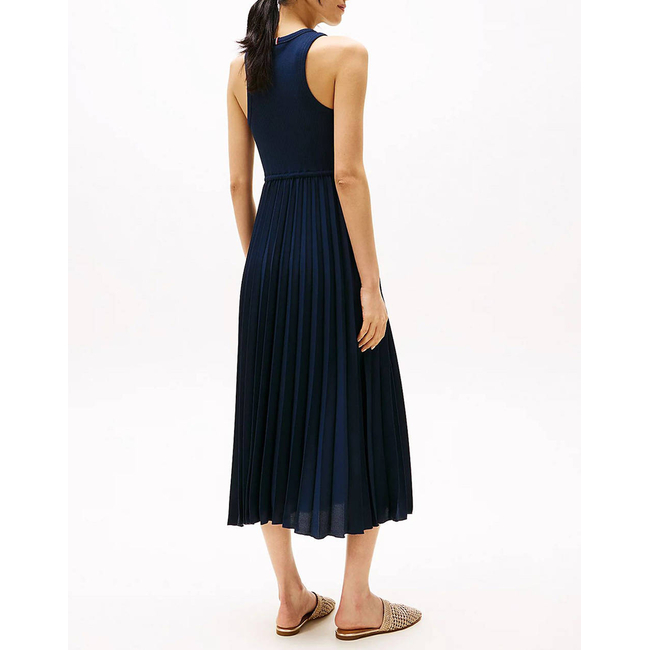 Product TOMMY HILFIGER RIB TANK PLEATED DRESS MIDI NS base image
