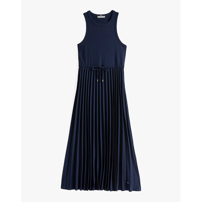 Product TOMMY HILFIGER RIB TANK PLEATED DRESS MIDI NS base image