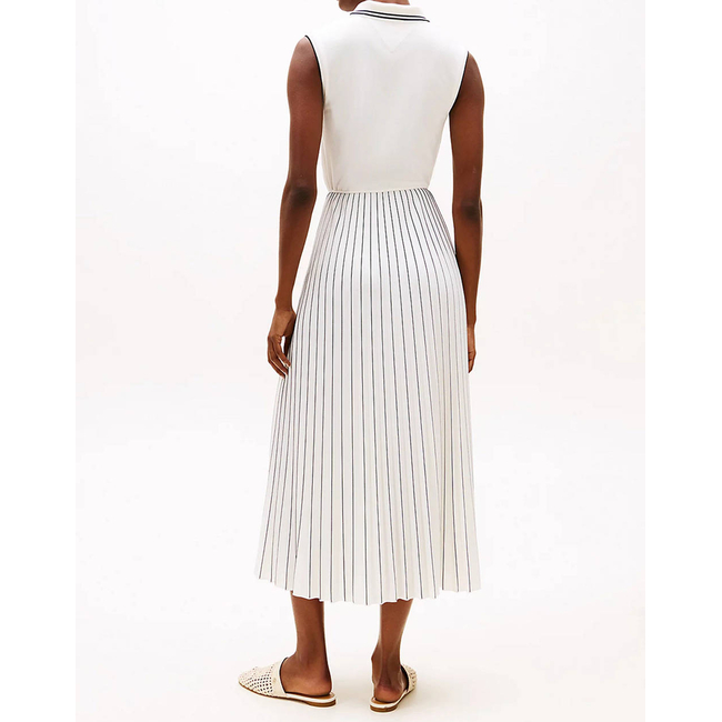 Product TOMMY HILFIGER SPORTY PLEATED POLO DRESS NS base image