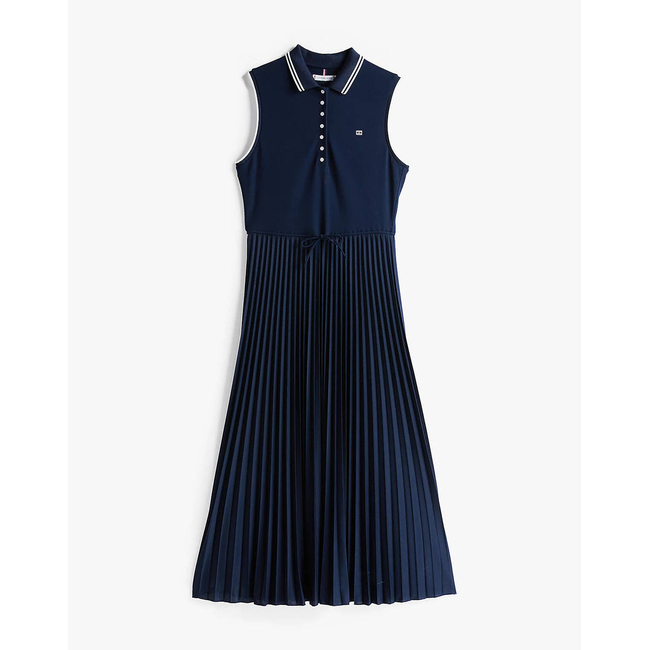 Product TOMMY HILFIGER SPORTY PLEATED POLO DRESS NS base image