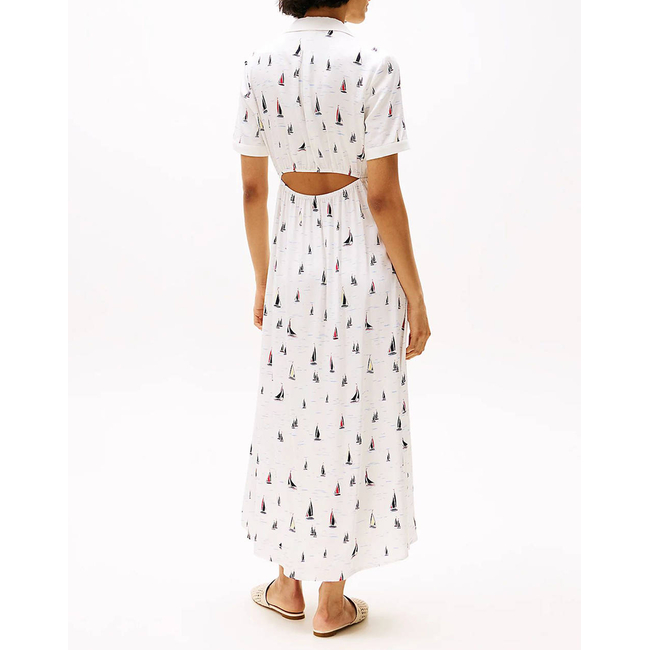 Product TOMMY HILFIGER FLUID VIS BOAT S/S SHIRT DRESS base image
