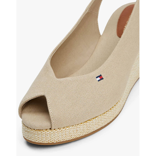 Product TOMMY HILFIGER FLAG MID WEDGE ESPAD SLINGBACK base image