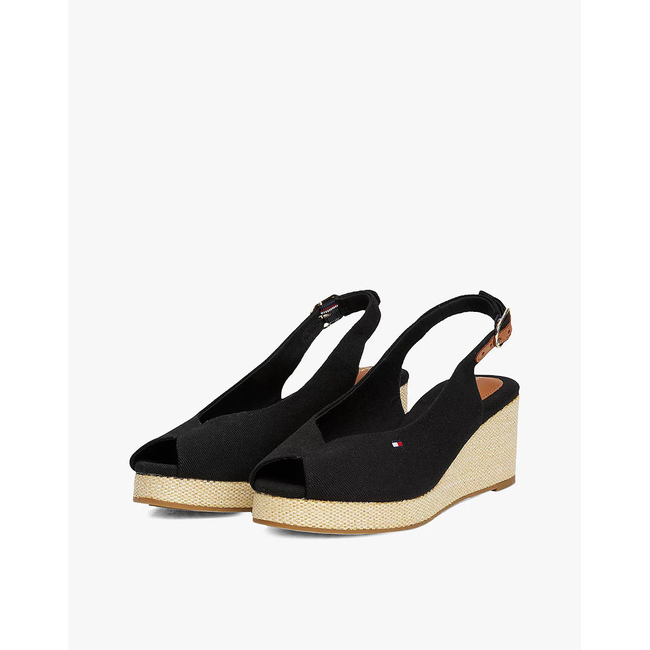 Product TOMMY HILFIGER FLAG MID WEDGE ESPAD SLINGBACK base image