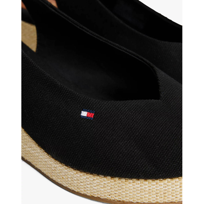 Product TOMMY HILFIGER FLAG MID WEDGE ESPAD SLINGBACK base image