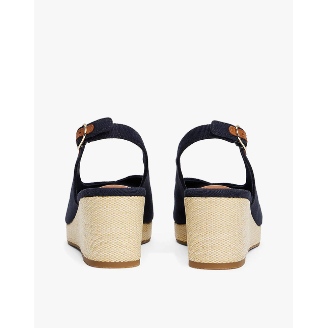 Product TOMMY HILFIGER FLAG MID WEDGE ESPAD SLINGBACK base image