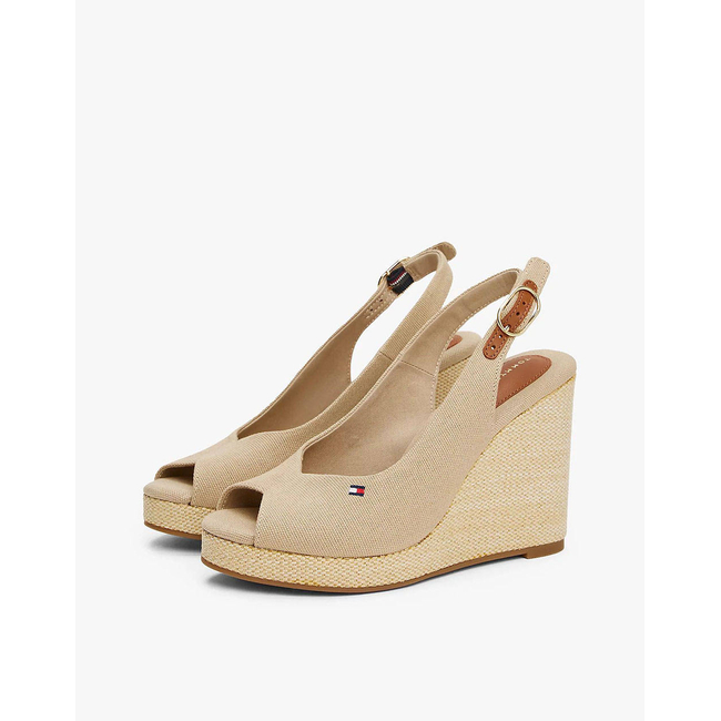 Product TOMMY HILFIGER FLAG HIGH WEDGE ESPAD SLINGBACK base image