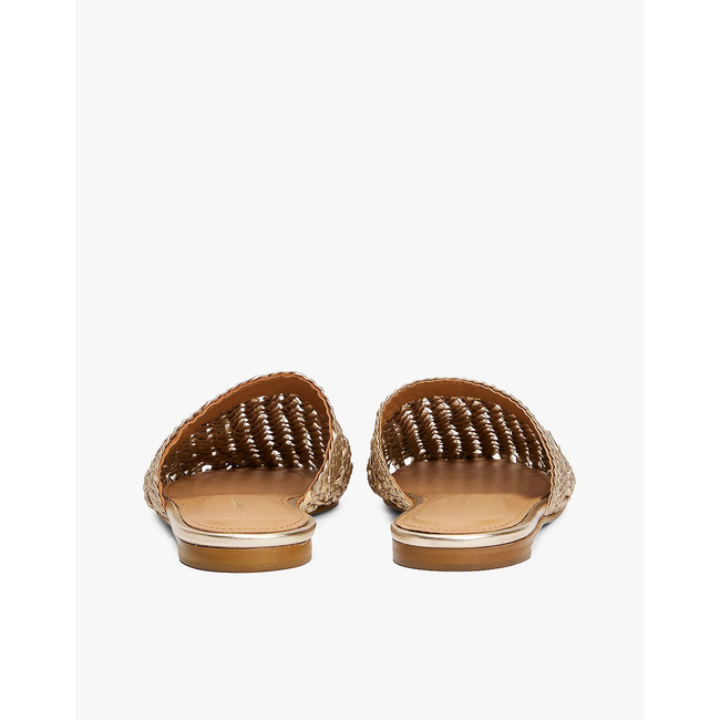 Product TOMMY HILFIGER CROCHET METALLIC LEATHER MULE base image
