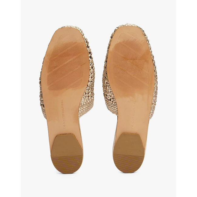 Product TOMMY HILFIGER CROCHET METALLIC LEATHER MULE base image