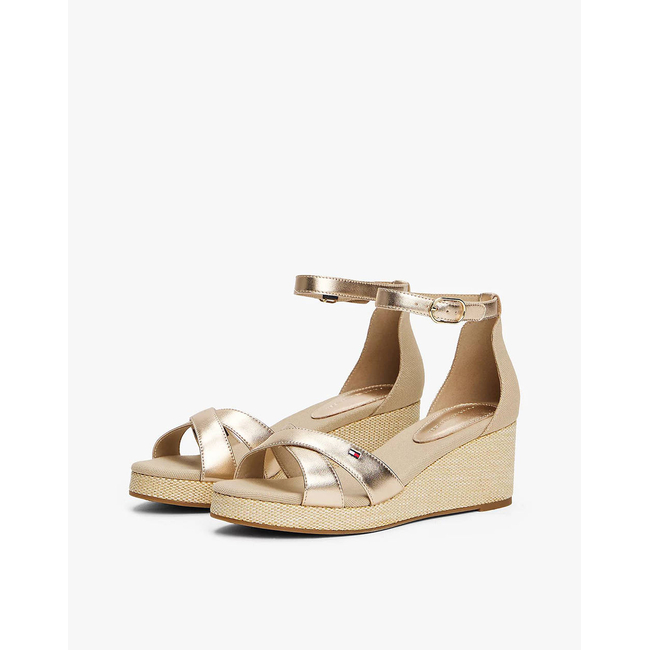 Product TOMMY HILFIGER FLAG METALLIC MID WEDGE ESPAD base image