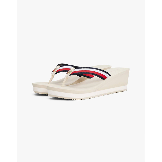 Product TOMMY HILFIGER TH CORPORATE WEDGE BEACH SANDAL base image