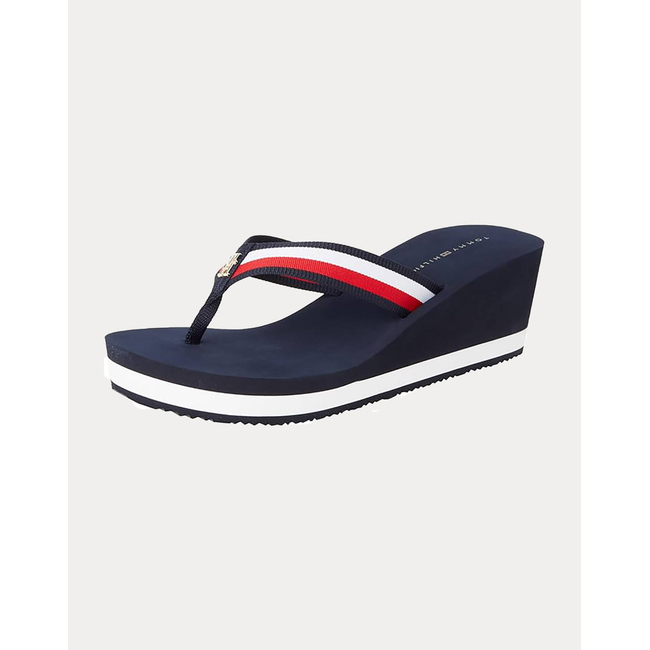 Product TOMMY HILFIGER TH CORPORATE WEDGE BEACH SANDAL base image