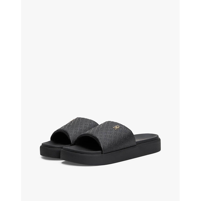 Product TOMMY HILFIGER PLATFORM MONOGRAM POOLSLIDE base image