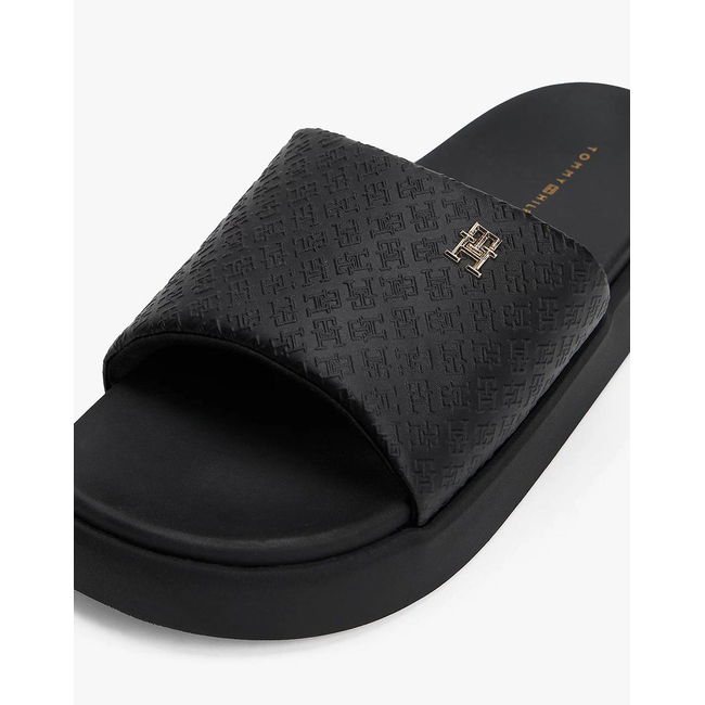 Product TOMMY HILFIGER PLATFORM MONOGRAM POOLSLIDE base image