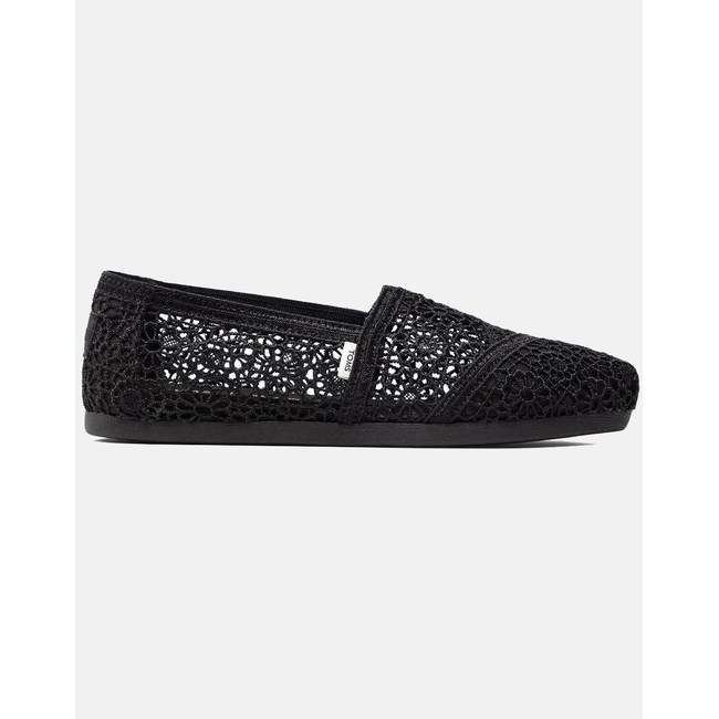 Product TOMS BLK MOROCCAN CROCHET WM ALPR ESP base image