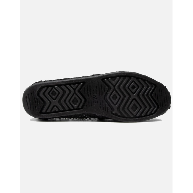 Product TOMS BLK MOROCCAN CROCHET WM ALPR ESP base image
