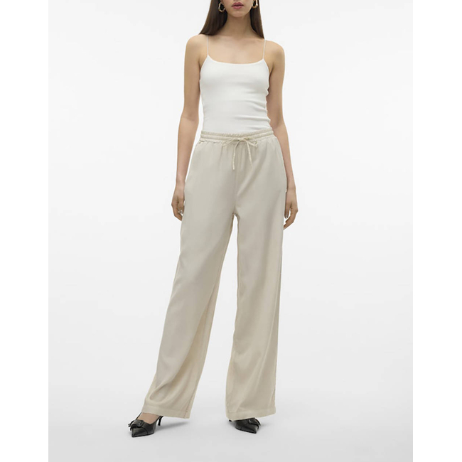 Product VERO MODA VMBREE HW LONG LOOSE TENCEL PANTS GA base image