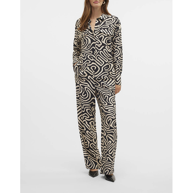 Product VERO MODA VMVIGDIS H/W PANTS WVN BTQ GA base image