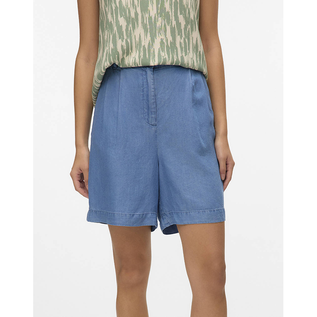 Product VERO MODA VMFLEUR HW BERMUDA TENCEL SHORTS GA base image