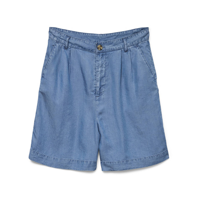 Product VERO MODA VMFLEUR HW BERMUDA TENCEL SHORTS GA base image