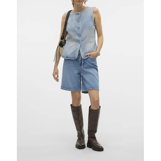 Product VERO MODA VMVILLA MR BERMUDA DNM SHORTS MIX base image