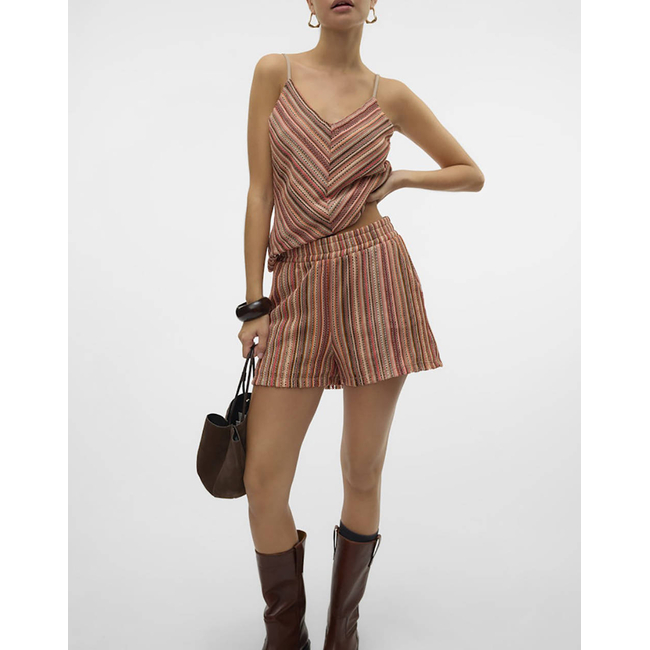 Product VERO MODA VMDEMI NW SHORTS JRS GA base image