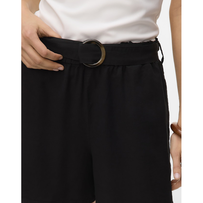 Product VERO MODA VMFLEUR HW PAPERBAG BELT TENCEL SHORTS base image