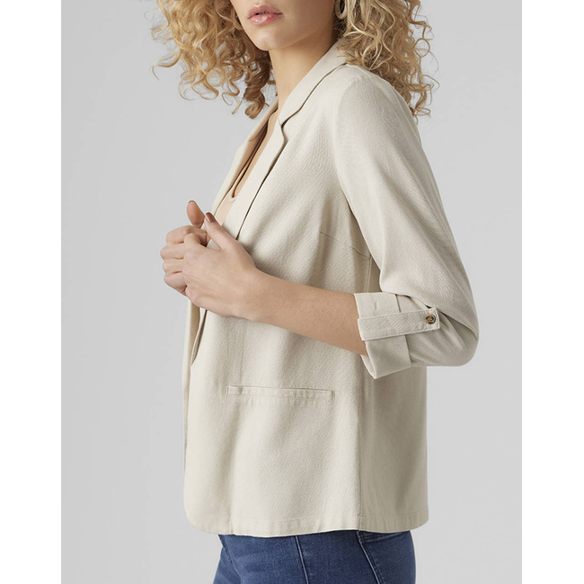 Product VERO MODA VMJESMILO 3/4 LOOSE BLAZER WVN GA NOOS base image