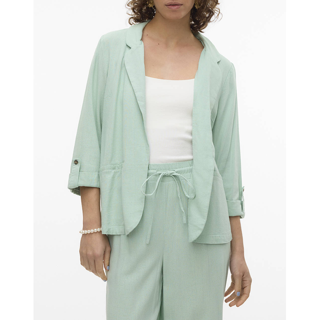 Product VERO MODA VMJESMILO 3/4 LOOSE BLAZER WVN GA NOOS base image