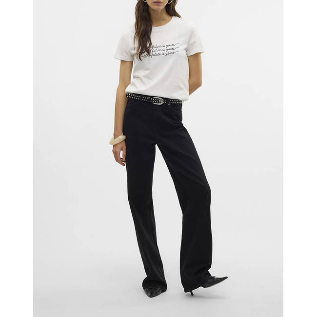 Product VERO MODA VMVIVA S/S O-NECK T-SHIRT JRS BTQ GA base image