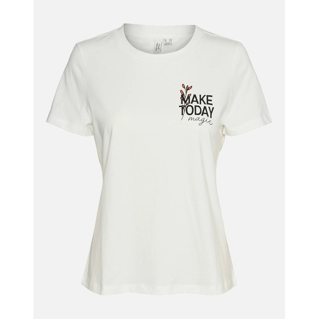 Product VERO MODA VMVIVA S/S O-NECK T-SHIRT JRS BTQ GA base image