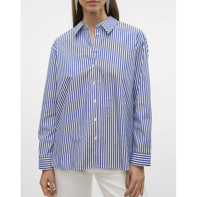 Product VERO MODA VMINGE STONE LS SHIRT WVN base image