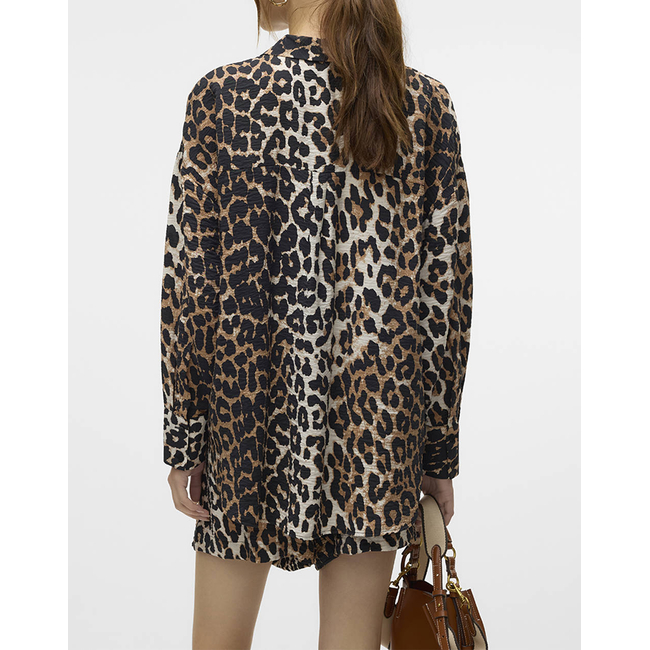 Product VERO MODA VMJOSIE LS OVERSIZE SHIRT WVN GA base image