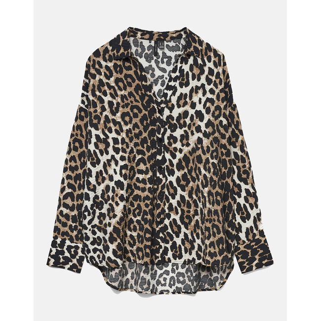 Product VERO MODA VMJOSIE LS OVERSIZE SHIRT WVN GA base image