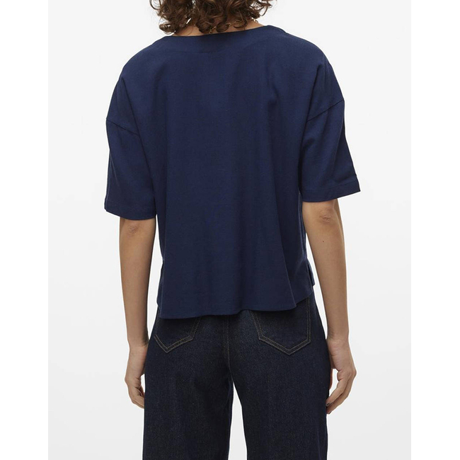 Product VERO MODA VMMYMILO 2/4 V-NECK SHIRT WVN GA base image