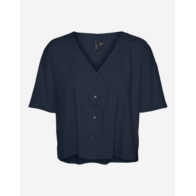 Product VERO MODA VMMYMILO 2/4 V-NECK SHIRT WVN GA base image
