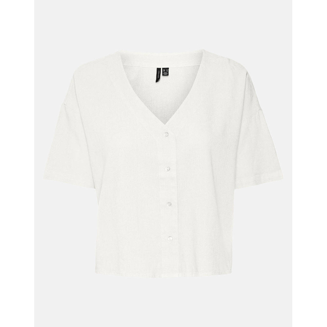 Product VERO MODA VMMYMILO 2/4 V-NECK SHIRT WVN GA base image