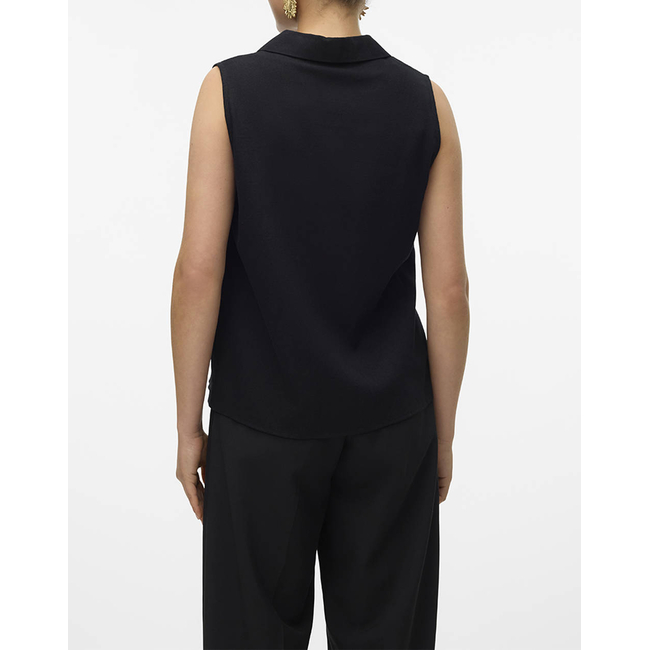 Product VERO MODA VMMYMILO SL V-NECK SHIRT WVN  GA base image