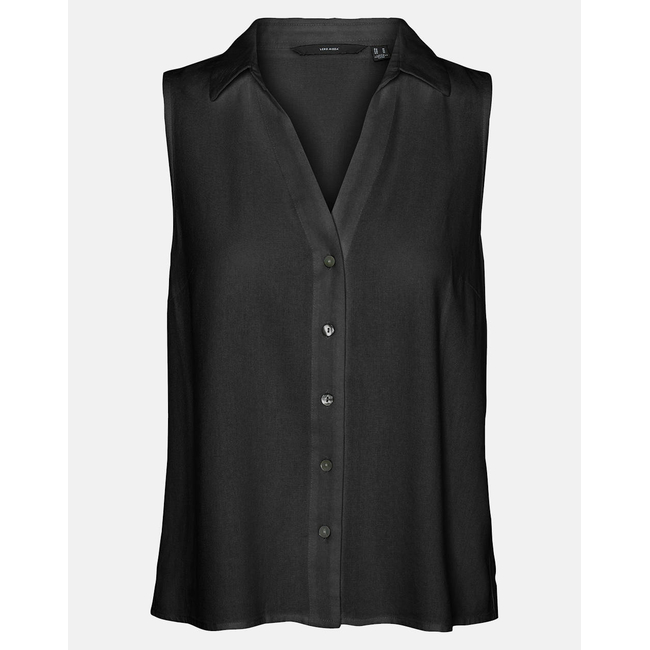 Product VERO MODA VMMYMILO SL V-NECK SHIRT WVN  GA base image