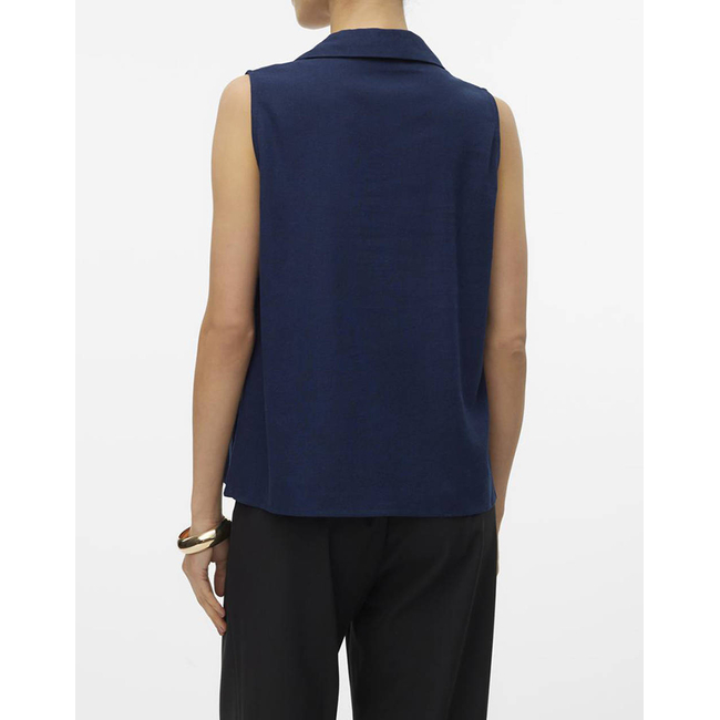 Product VERO MODA VMMYMILO SL V-NECK SHIRT WVN  GA base image