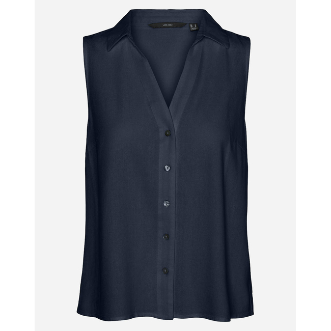 Product VERO MODA VMMYMILO SL V-NECK SHIRT WVN  GA base image