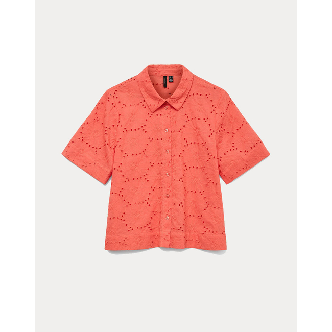Product VERO MODA VMHAY NEW SS SHIRT WVN base image