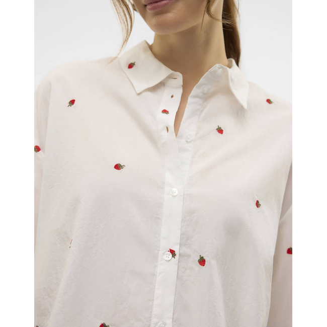 Product VERO MODA VMODONA LS SHIRT WVN base image