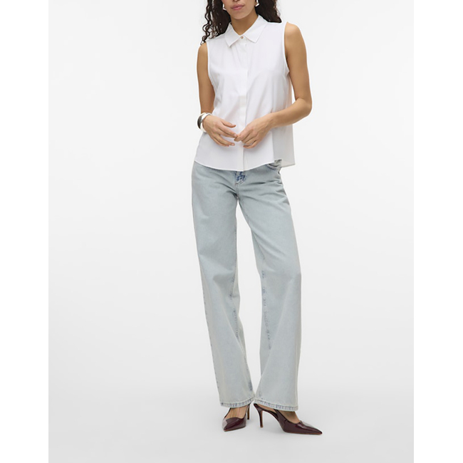 Product VERO MODA VMNORA SL SHIRT WVN WITH NOOS base image