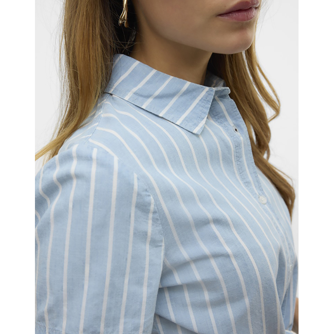 Product VERO MODA VMLEONIES 3/4 CHAMBRAY SHIRT base image
