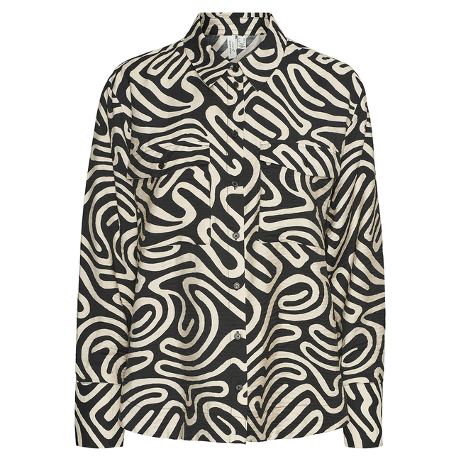 Product VERO MODA VMVIGDIS L/S SHIRT WVN BTQ GA base image