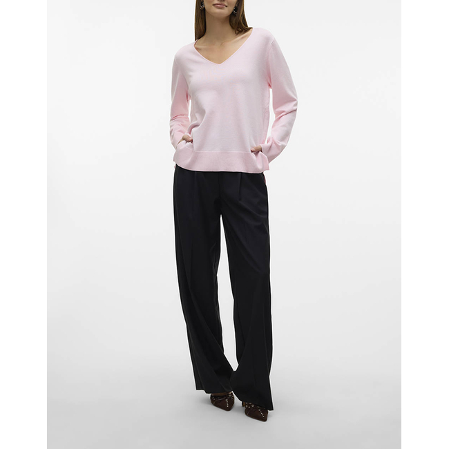 Product VERO MODA VMSILJE LS V-NECK PULLOVER GA NOOS base image
