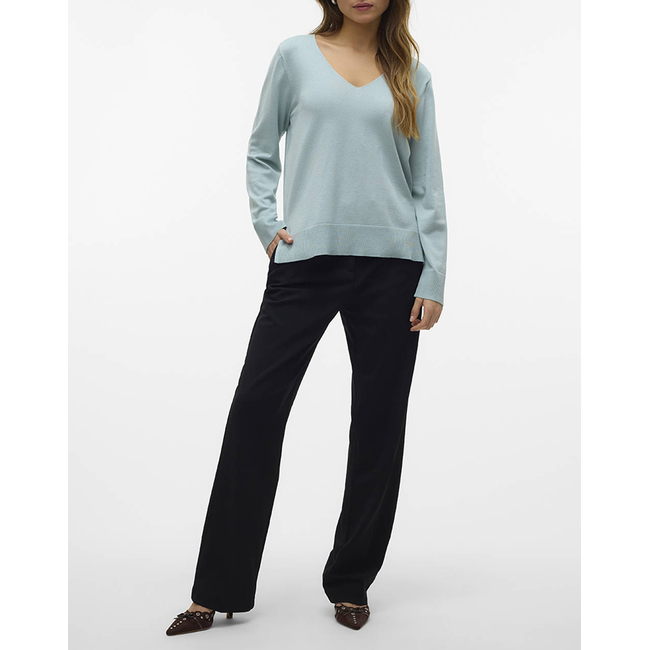 Product VERO MODA VMSILJE LS V-NECK PULLOVER GA NOOS base image