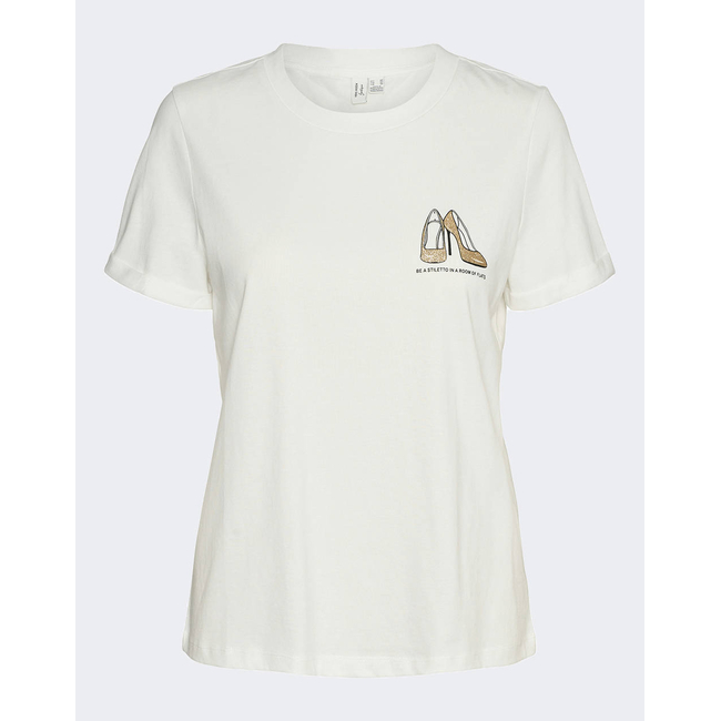 Product VERO MODA VMVILLA S/S O-NECK T-SHIRT JRS BTQ GA base image
