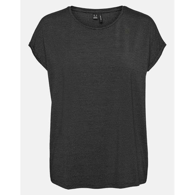 Product VERO MODA VMLAVA GLITTER SS TOP STRIPE GA JRS NOOS base image