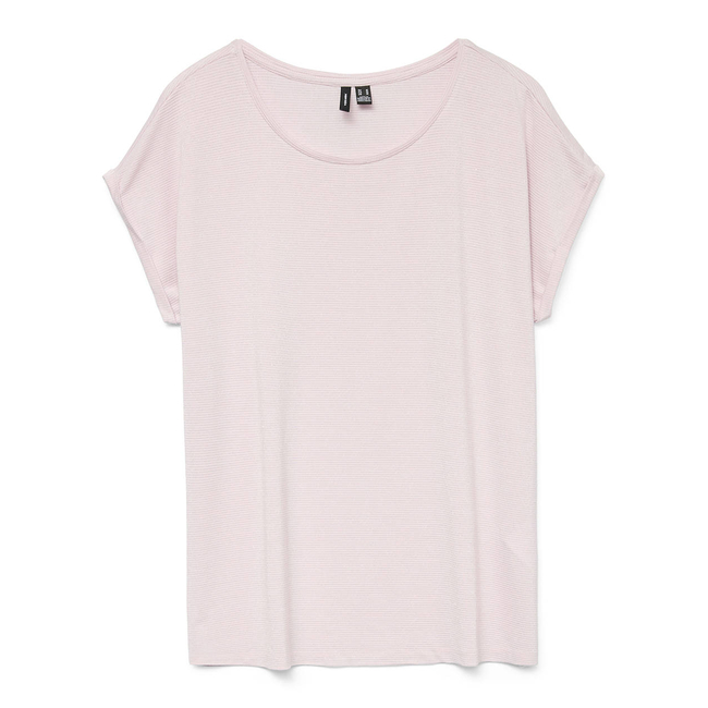 Product VERO MODA VMLAVA GLITTER SS TOP STRIPE GA JRS NOOS base image